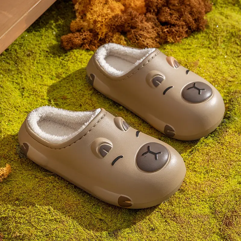 Women's Winter Cartoon Pattern Velvet Slippers