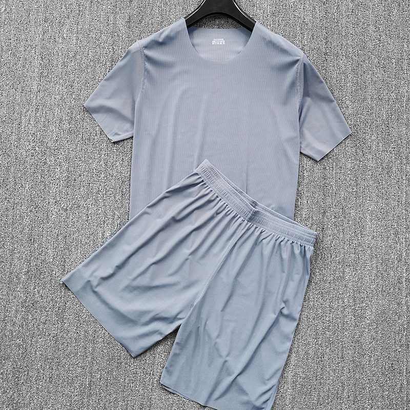 Cool Breathable Leisure Pajamas Suit T-shirt Shorts