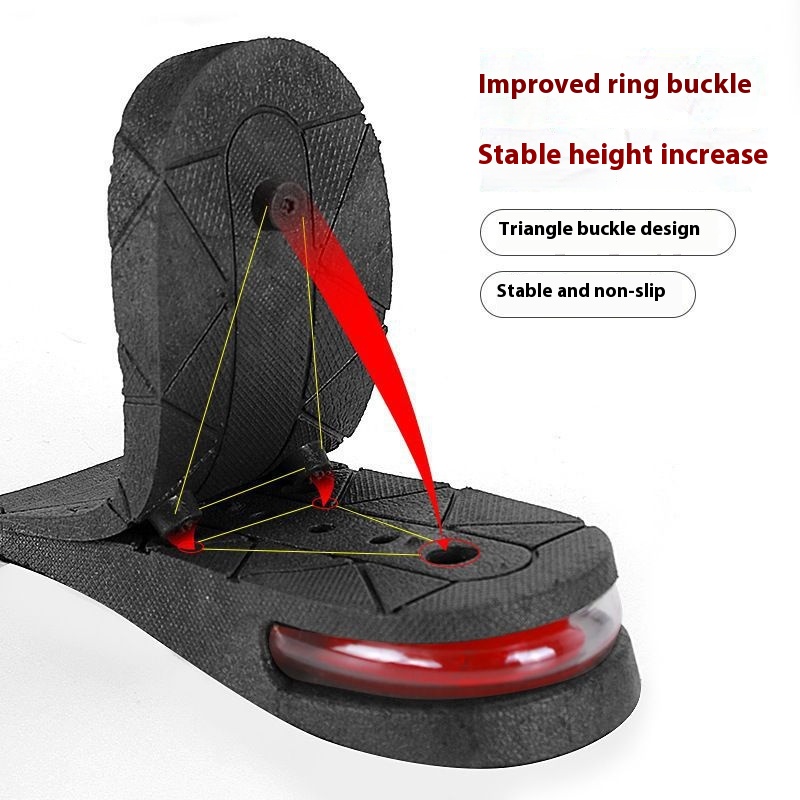 Height Increasing Insole For Women Invisible Comfortable Height Increasing Insole Men Sweat Absorbent