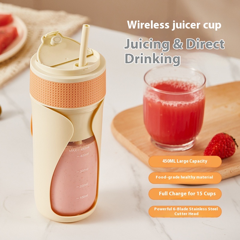 Portable Small Wireless Multi-function Electric Fresh Fruit And Vegetable Juice Cup