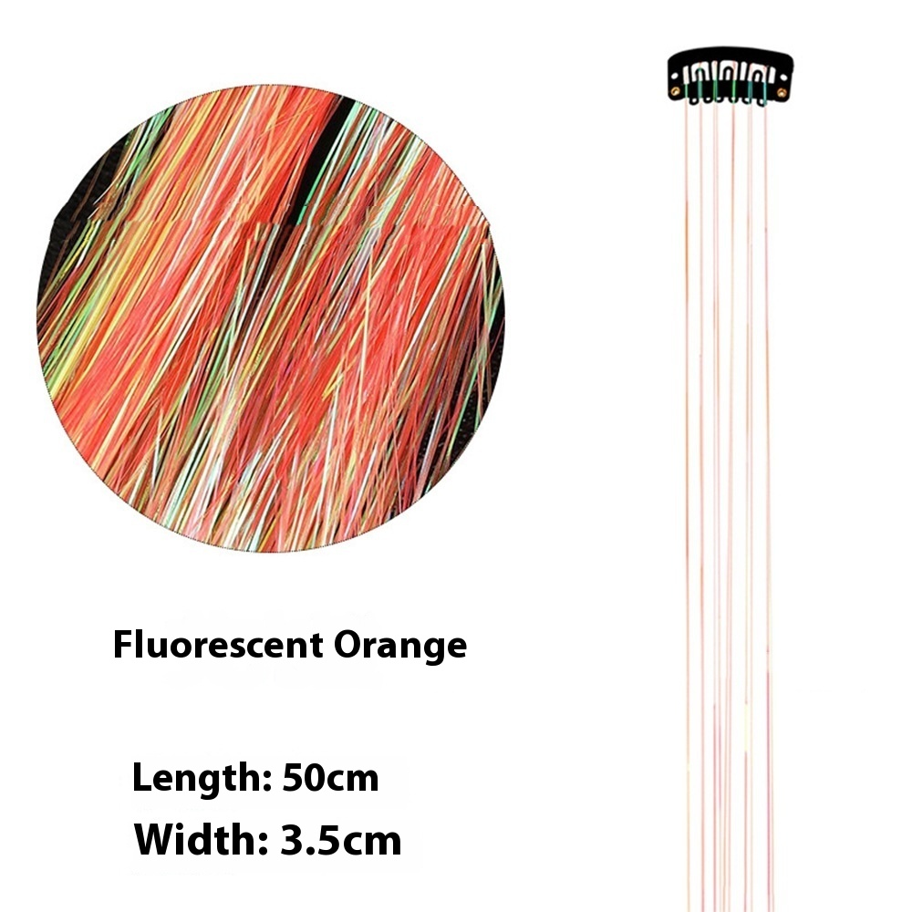 European And American Gold And Silver Wire Clip Wig Female Laser Wire 17