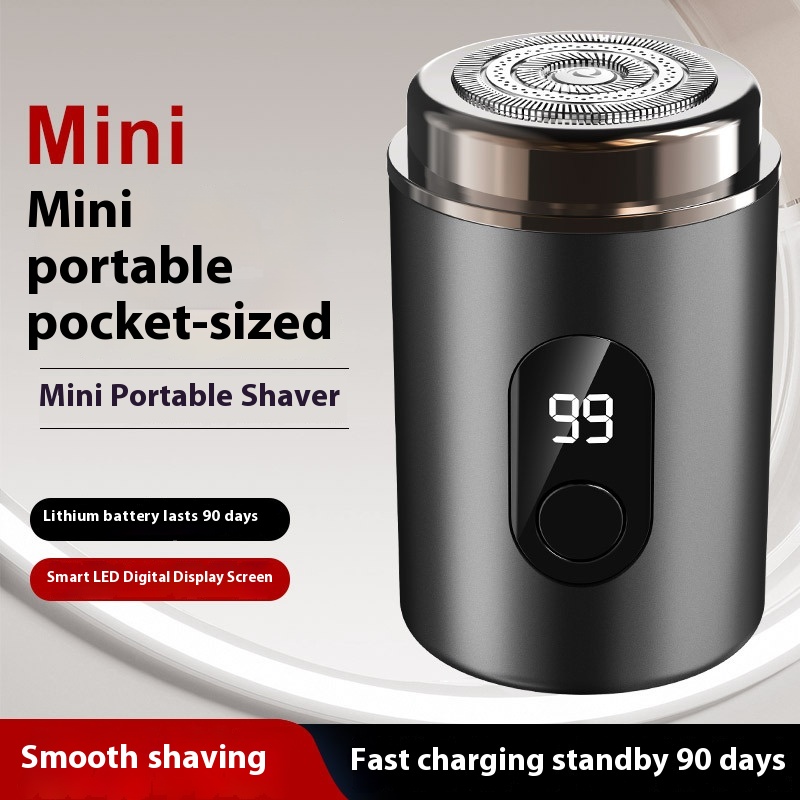 Electric Shaver Men's Mini USB Charging Digital Display 5
