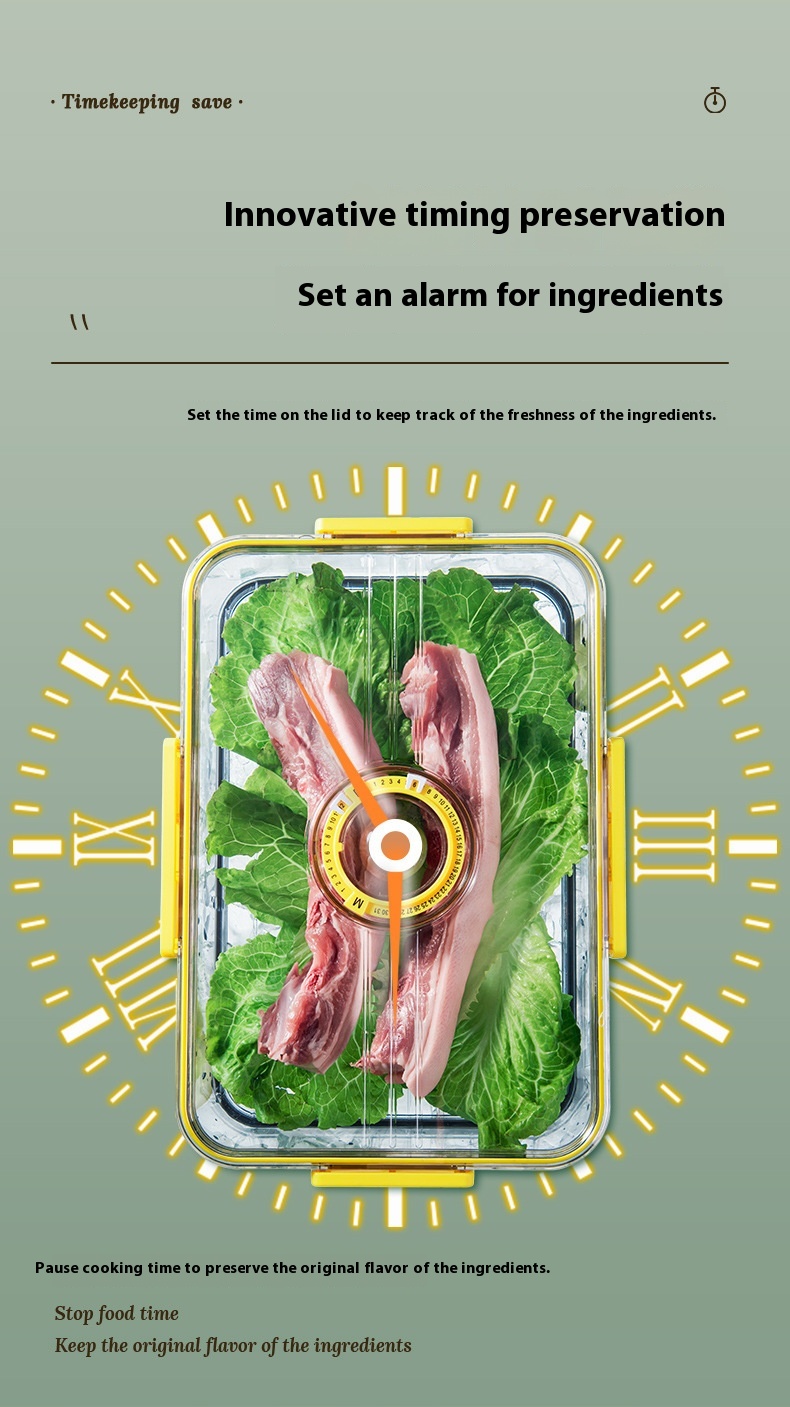 Refrigerator Storage Box Plastic Kitchen Finishing Crisper