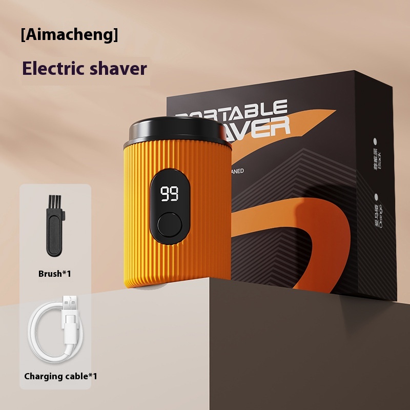 Electric Shaver Men's Mini USB Charging Digital Display 4