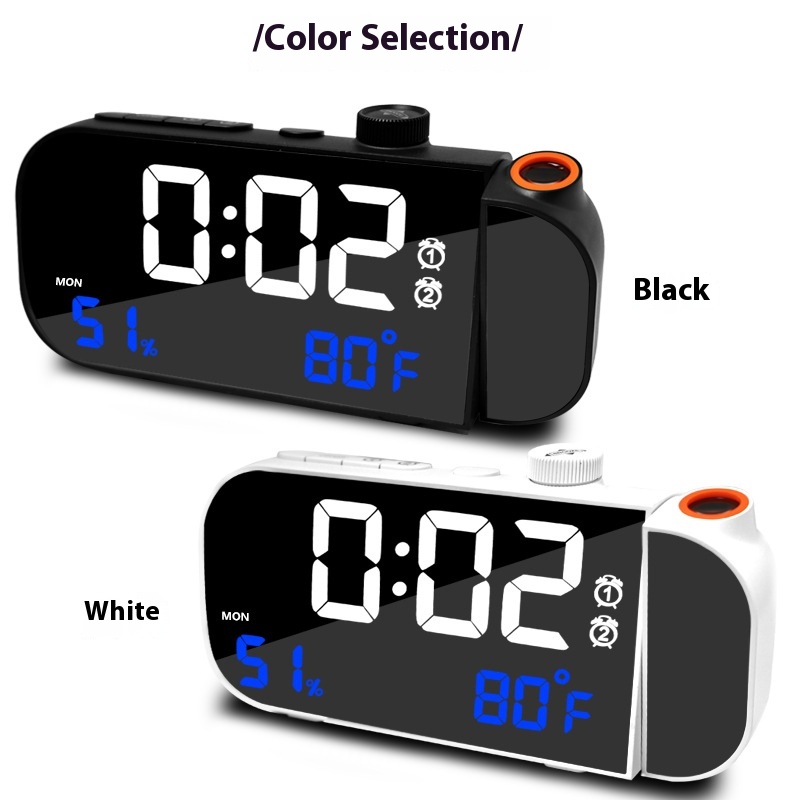 Student Only Desktop Electronic LED Luminous Projection Clock