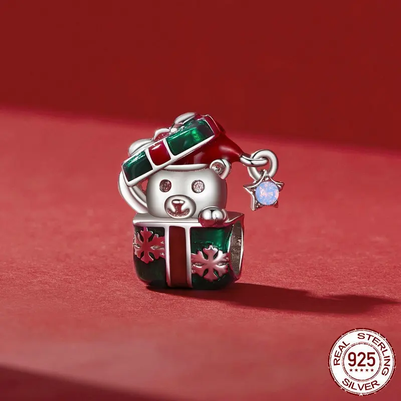 Little Bear Christmas Gift Box Diy Bracelet