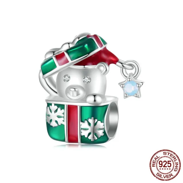 Little Bear Christmas Gift Box Diy Bracelet String Beads Bsc940 - Shop at LoveMi