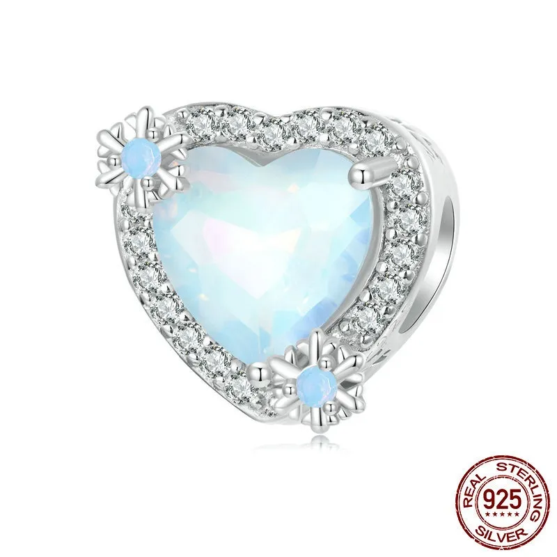 Love Ice And Snow Diy Bracelet String Beads S925 Silver Bead - Bsc932