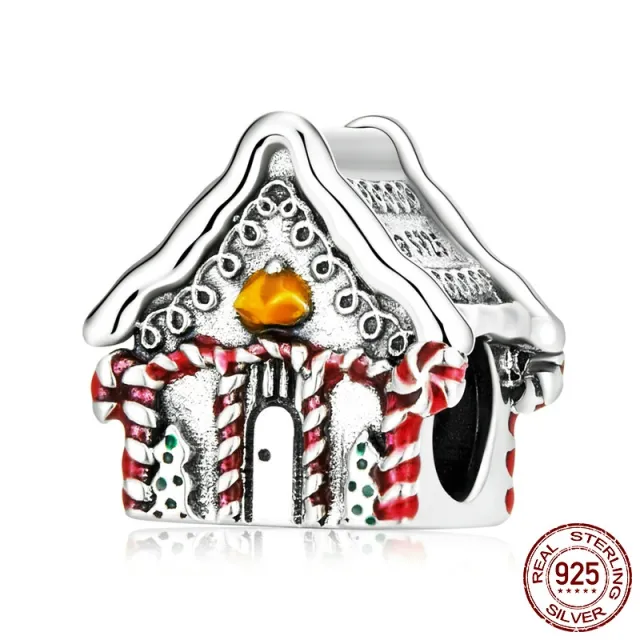 Christmas Warm Snow House Diy Bracelet String Beads Bsc538 - Shop at LoveMi