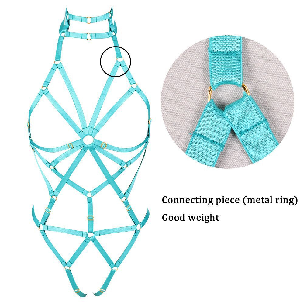 Smaragdgrünes Träger-Dessous Bild 3