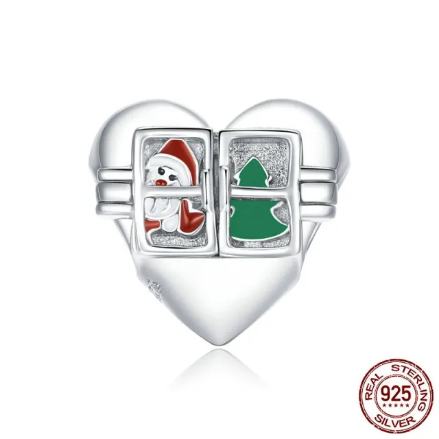 Christmas Heart Diy Bracelet Beads Bsc376 - Shop at LoveMi