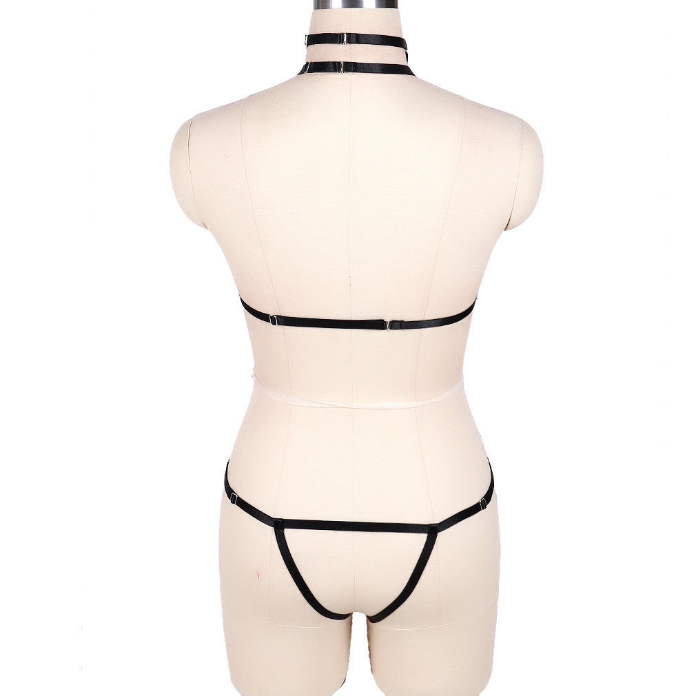 Smaragdgrünes Träger-Dessous Bild 1