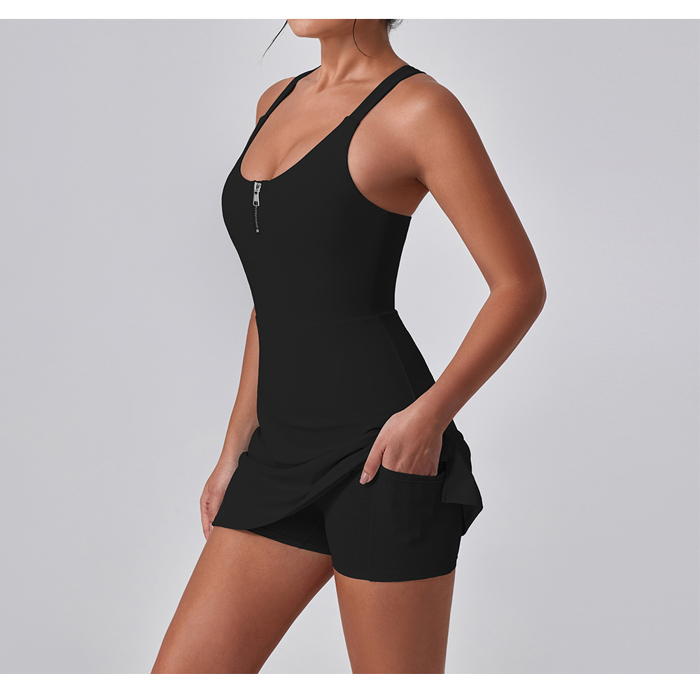 Women's athletic skirt dress – front view