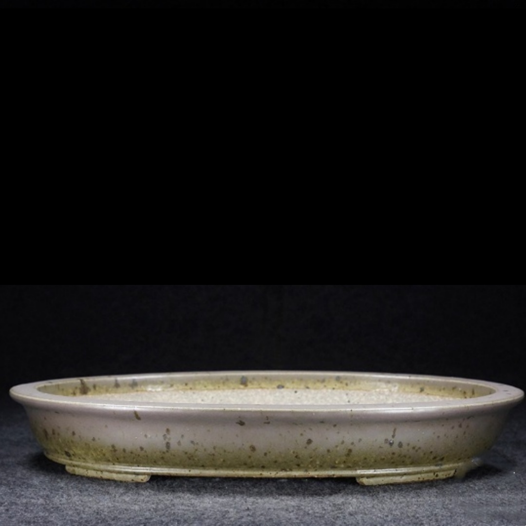 Purple Clay Flower Pot Dazhenghe Retro High Temperature Jun Glaze Shallow