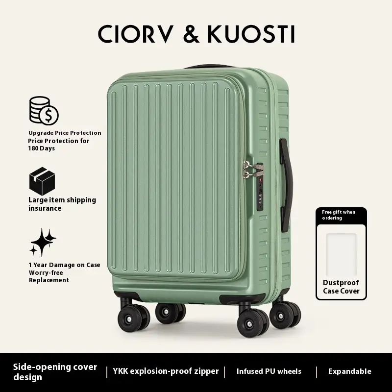 Boarding Password Travel Expandable Large Capacity Side Open Trolley Case