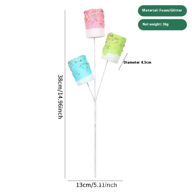 Christmas Decorations Macaron Color Christmas Twig Cutting Furnishings Type H - Shop at LoveMi