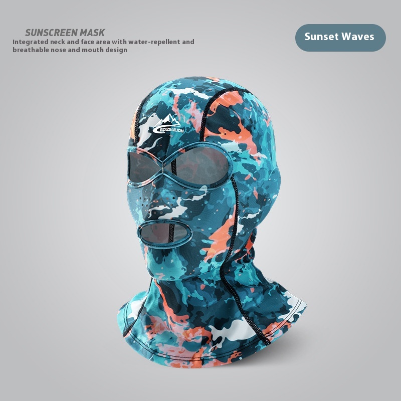 Facekini Swimming Sun Protection Head Cover Men And Women Outdoor 14