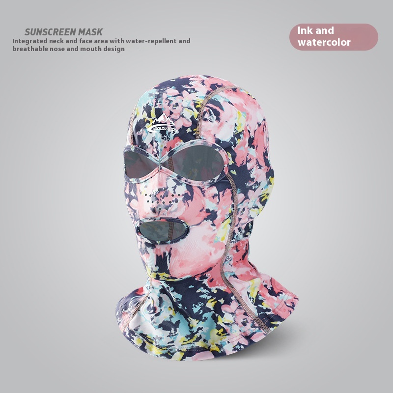 Facekini Swimming Sun Protection Head Cover Men And Women Outdoor 10