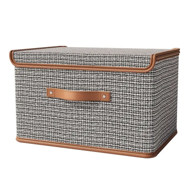 Gray Classic Style One piece With Cover Clothes Storage Box Gray Classic Style - Shop at LoveMi