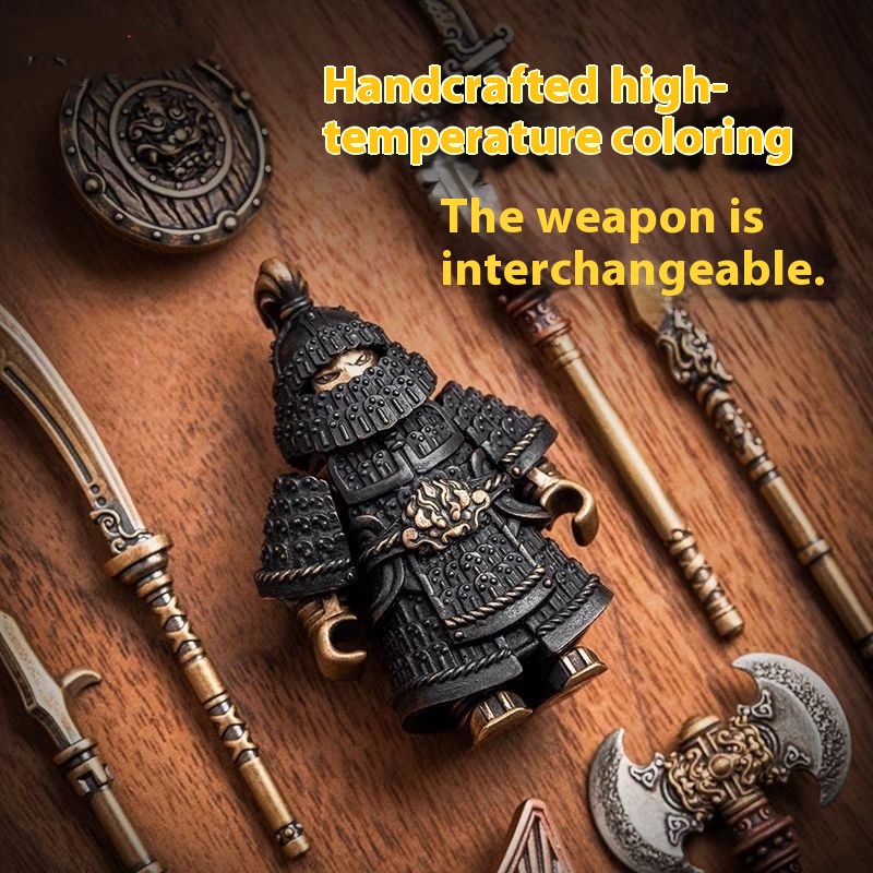 Brass Hand Pieces National Style Table Decorations Yue Jiajun Cultural And Creative Souvenir Black - Shop at LoveMi