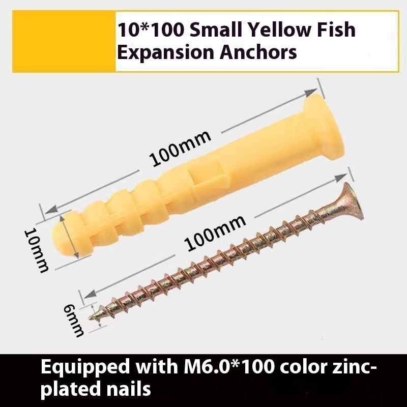 Little Yellow Croaker Plastic Expansion Bolts Nylon Expansion Pipe