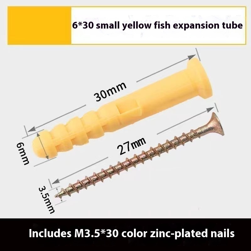 Little Yellow Croaker Plastic Expansion Bolts Nylon Expansion Pipe - Image 3