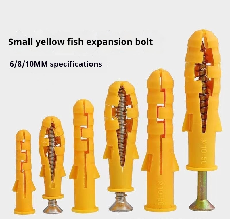 Little Yellow Croaker Plastic Expansion Bolts Nylon Expansion Pipe - Image 16
