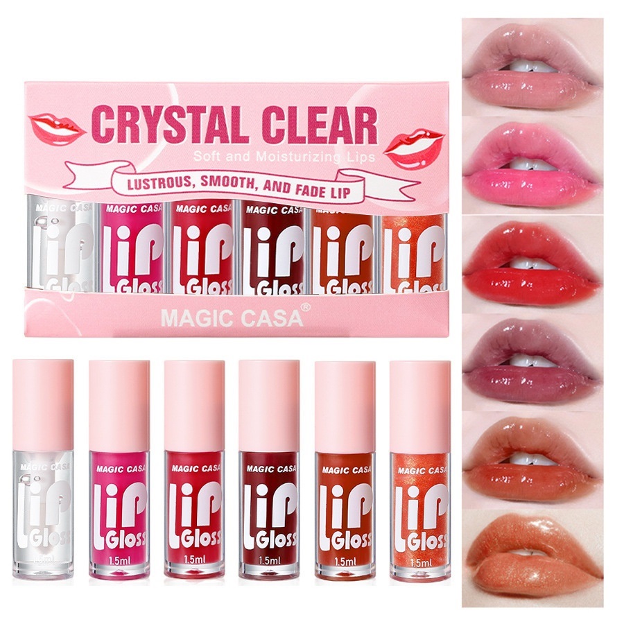 Six Sets Of Water Jelly Lip Care Oil 6