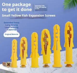 Little Yellow Croaker Plastic Expansion Bolts Nylon Expansion Pipe