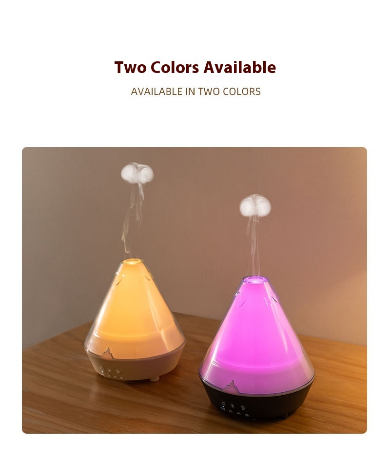 Household Desk Heavy Fog Spit Smoke Ring Colorful Flame Fragrance Machine