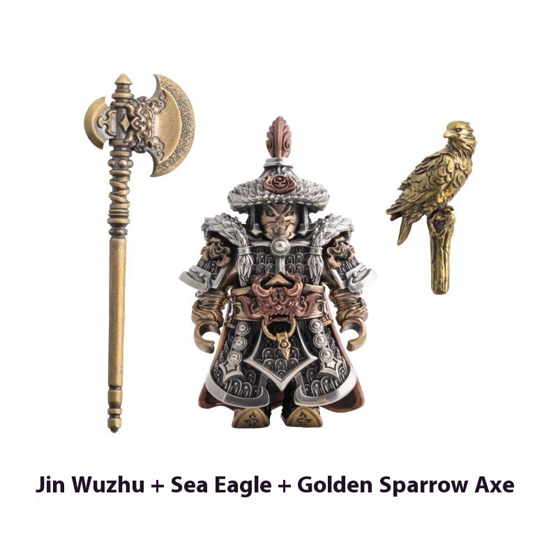 Golden Vulture Soldier Handle Cultural And Creative Song Dynasty Doll Toy Ornaments Golden Bird Axe Gyrfalcon - Shop at LoveMi