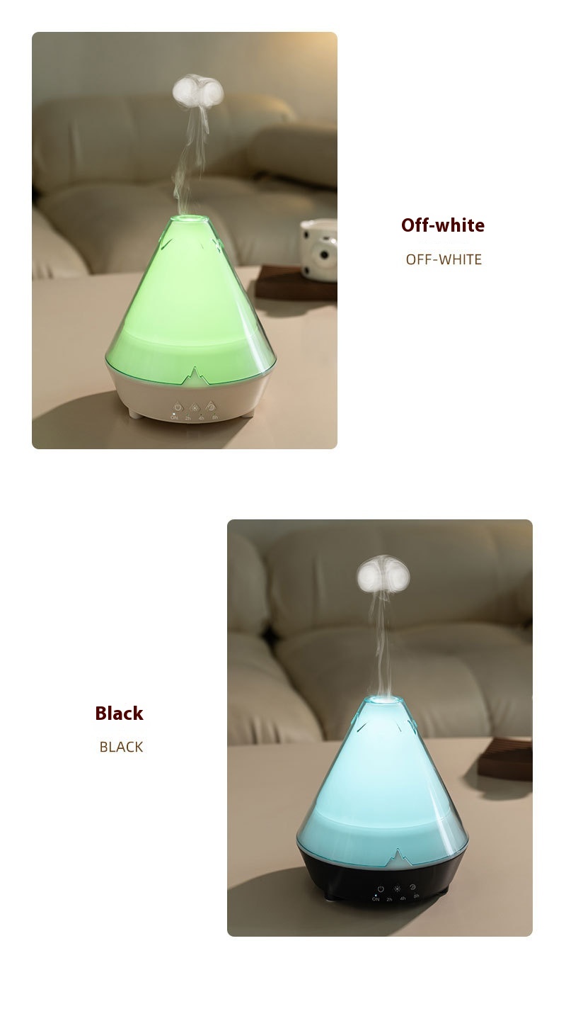 Household Desk Heavy Fog Spit Smoke Ring Colorful Flame Fragrance Machine