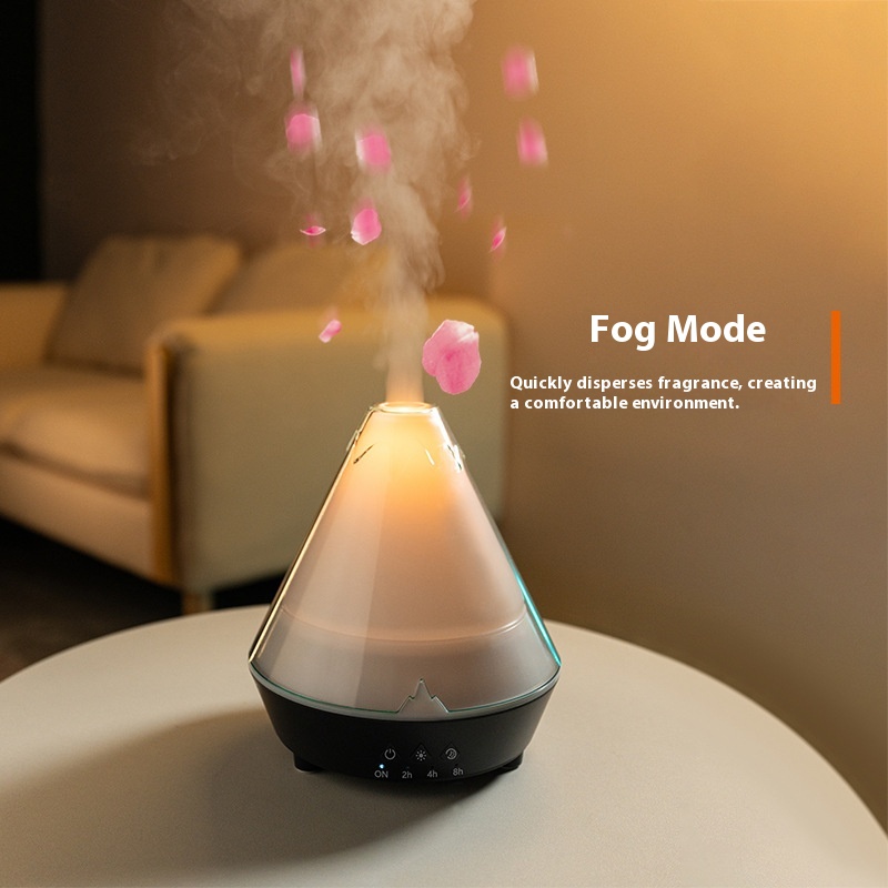 Household Desk Heavy Fog Spit Smoke Ring Colorful Flame Fragrance Machine 3