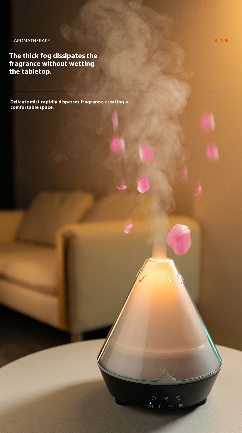 Household Desk Heavy Fog Spit Smoke Ring Colorful Flame Fragrance Machine