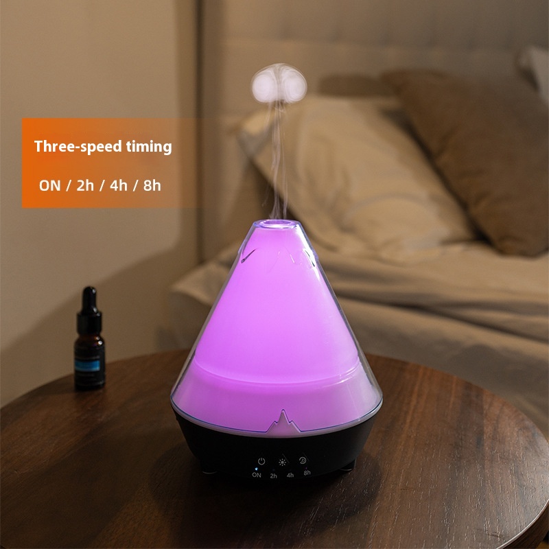 Household Desk Heavy Fog Spit Smoke Ring Colorful Flame Fragrance Machine 4