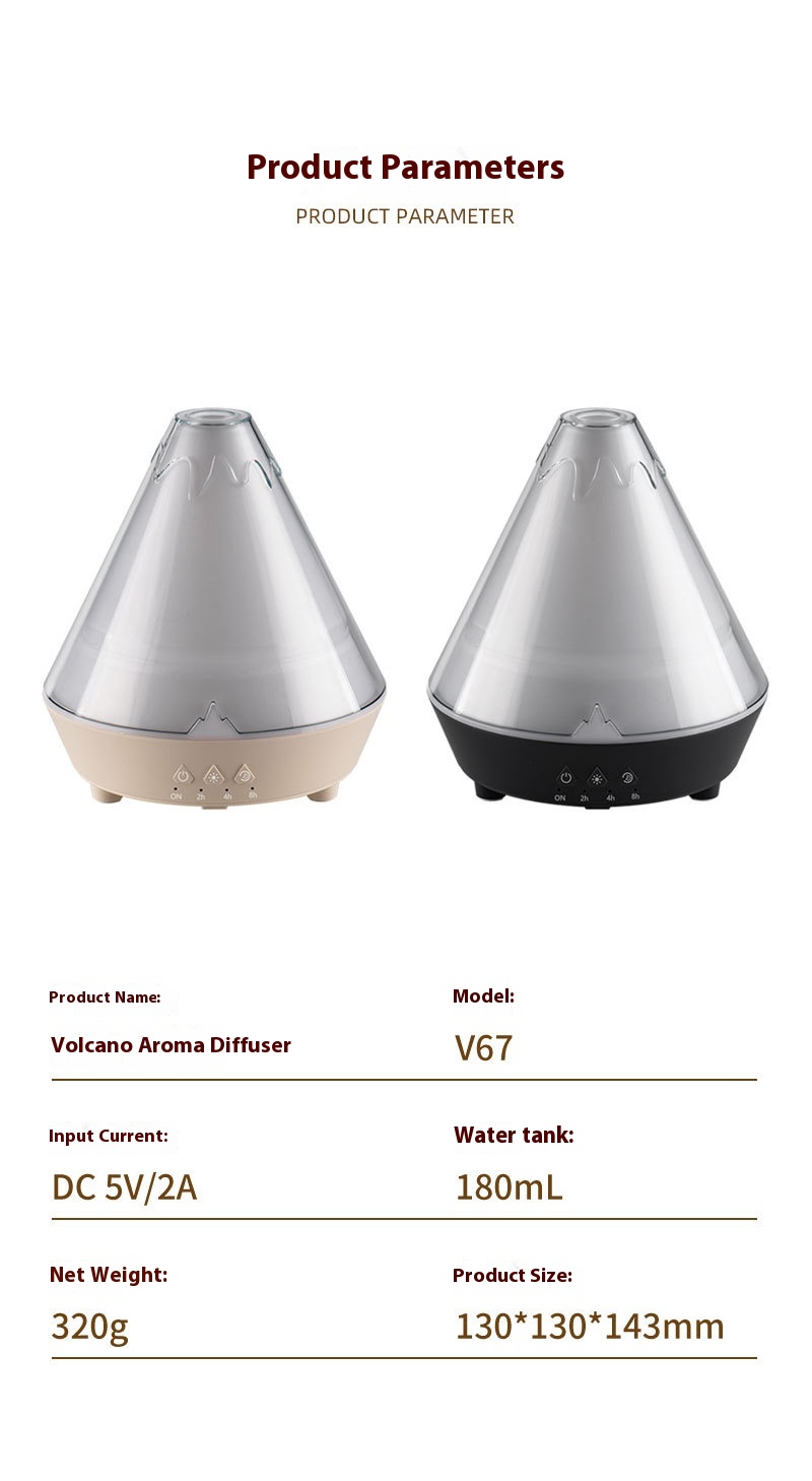 Household Desk Heavy Fog Spit Smoke Ring Colorful Flame Fragrance Machine