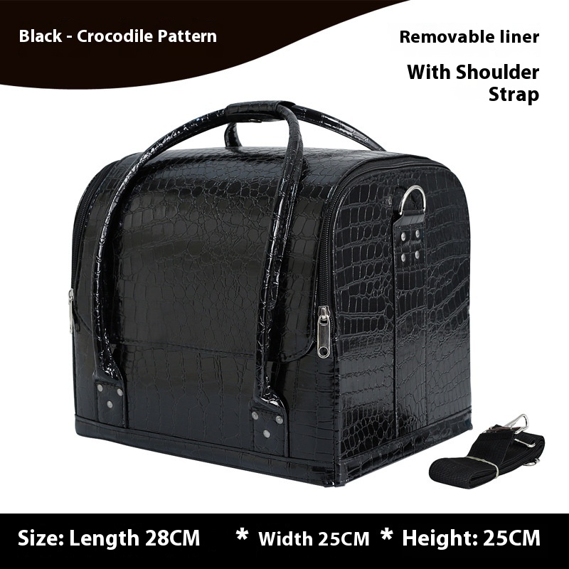 Large Capacity High-grade Hand-held Nail Tattoo Tool Cosmetic Case 5