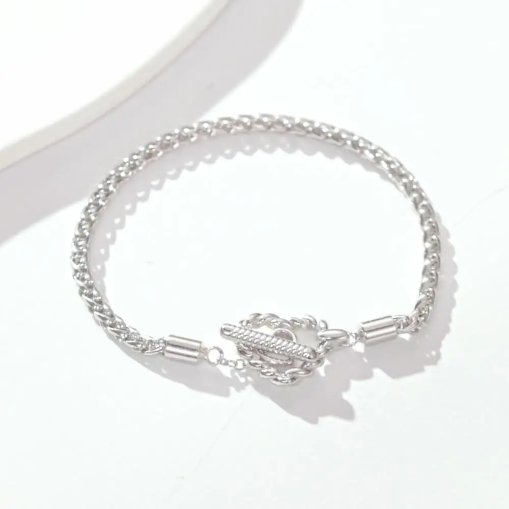 Original Niche S925 Sterling Silver Heart-shaped Base Bracelet