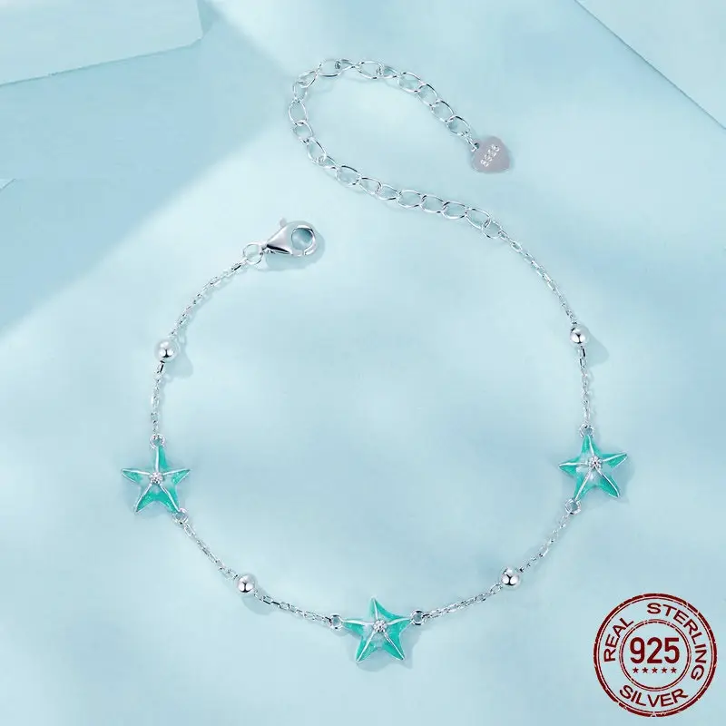 Vacation Style S925 Sterling Silver Bracelet Ornament