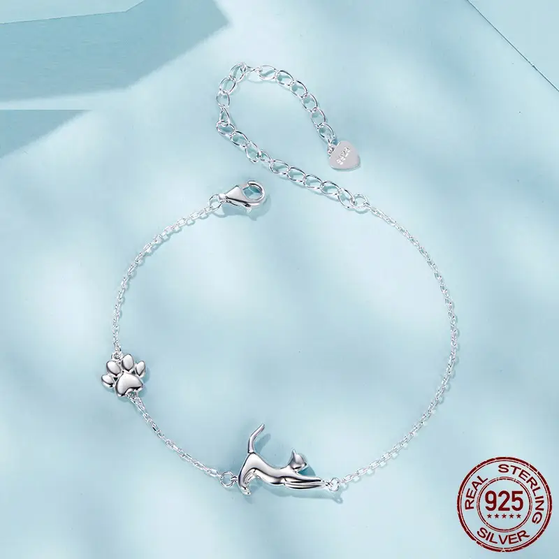 S925 Sterling Silver Bracelet For Women All-match High Sense
