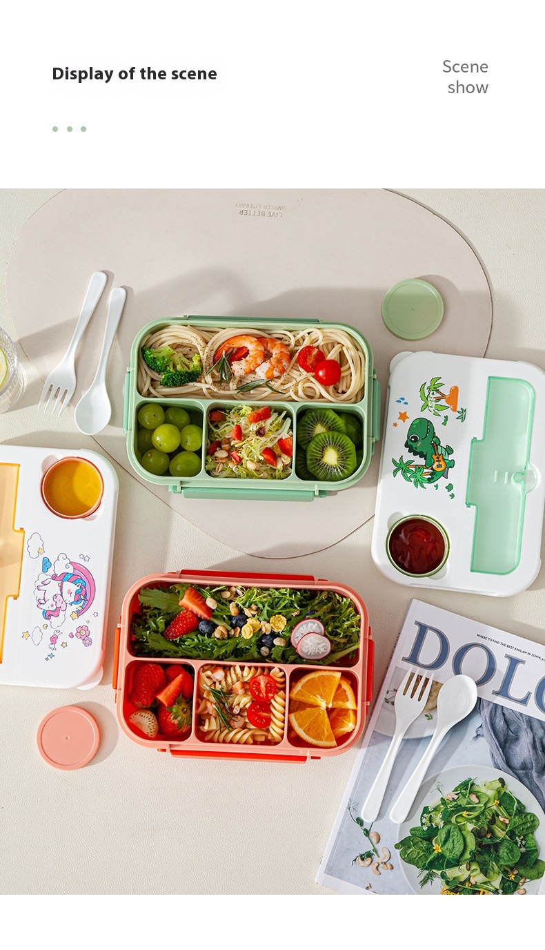 Student Bento Box For Office Workers And Children Who Can Enter Microwave Oven