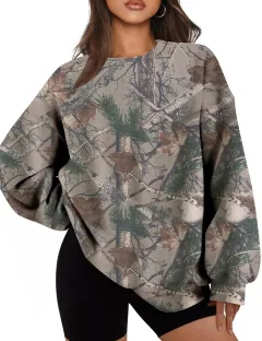 3D Digital Printing Women's Trendy Round Neck Sweater - Wa32Jl250810Y018-2Xl - View 1