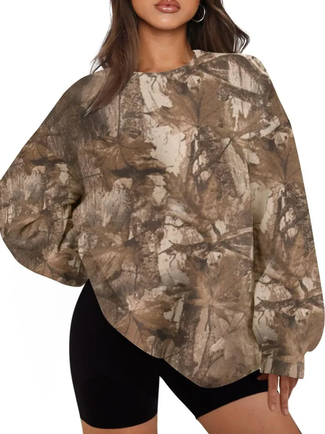 3D Digital Printing Women's Trendy Round Neck Sweater Wa32Jl250810Y020 2Xl - Shop at LoveMi