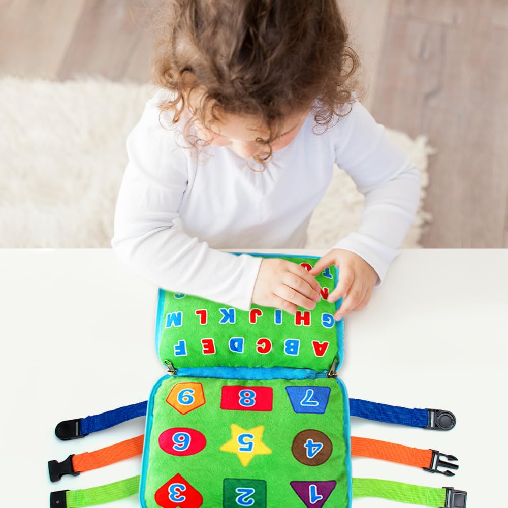 Baby Early Education Educational Toys Release Buckle Color Matching