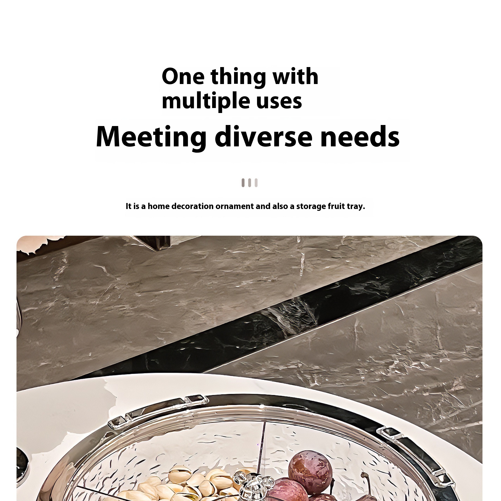 Light Luxury Sealed Dried Fruit Tray Candy Box Cover