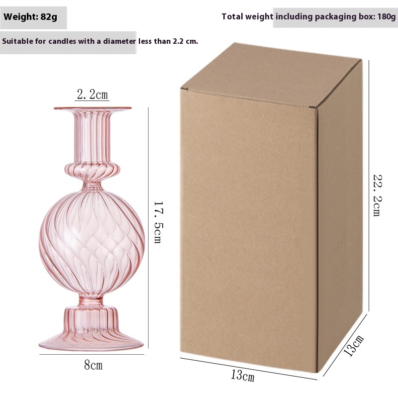 Borosilicate Glass Candle Holder, picture 8 of 9