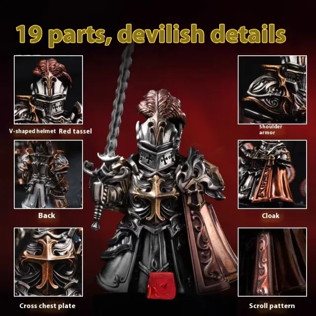Paladin National Style Original Big Player Crusader Home Table Decorative Ornaments Paladin With Sword - Shop at LoveMi