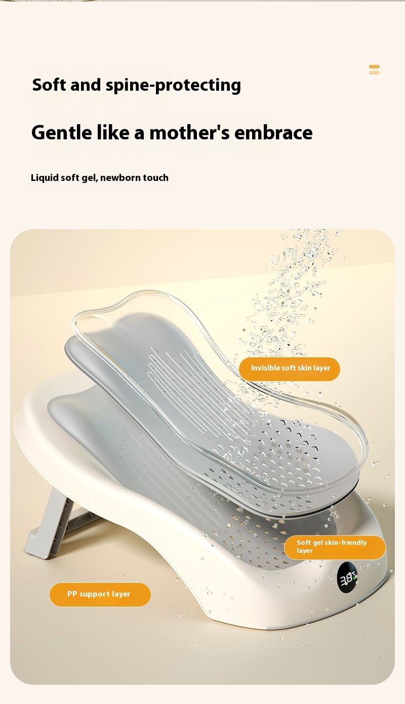 Portable Baby Wash Ass Stand Washable Lying