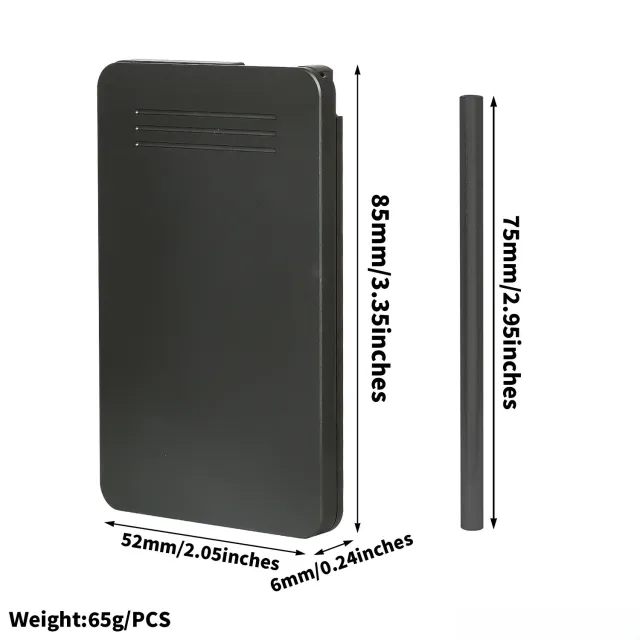 83mm Long Multi color Optional Push pull Cigarette Case Gray - Shop at LoveMi