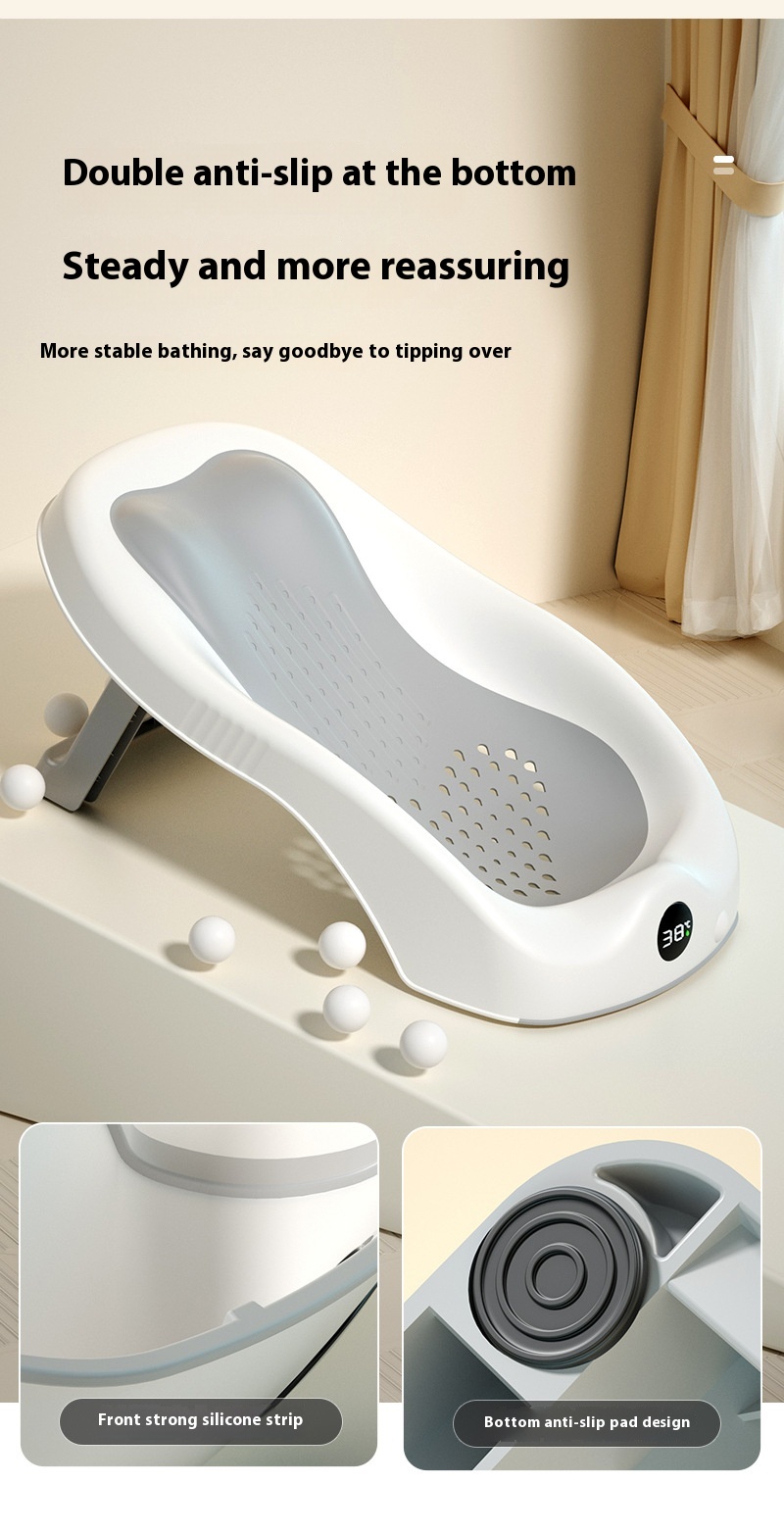 Portable Baby Wash Ass Stand Washable Lying